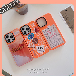 Casetify เคสโทรศัพท์มือถือ ลายขนมปังสีส้ม ขนปุย สําหรับ Iphone 14ProMax 12Pro XS 11 12Promax 13Promax 11 12 13