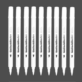 3PC Fast Dry Permanent sign Marker Pens White Highlighter art marker fineliner fiber waterproof  acrylic marker