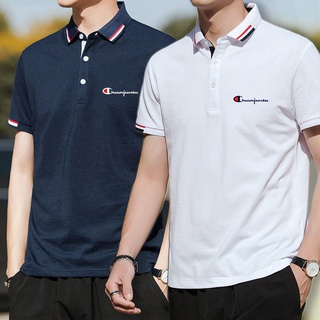 เสื้อคอปกชาย แขนสั้น สีพื้น ขนาดใหญ่ คุณภาพสูง สําหรับผู้ชาย ไซซ์ M-5XL เสื้อคอปกผู้ชาย