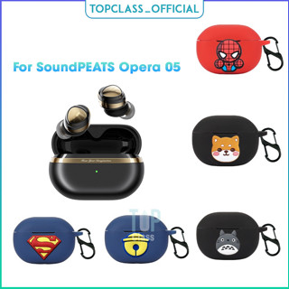 เคสป้องกันสำหรับหูฟังไร้สาย SoundPEATS Opera 05 ลายการ์ตูนน่ารัก