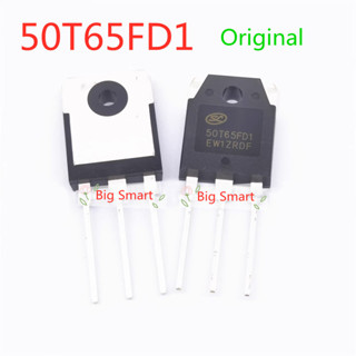 ทรานซิสเตอร์ หลอดเดียว 50T65FD1 SGT50T65FD1PN IGBT 50A 650V SGT50T65FD1 TO-3P 50T65 5 ชิ้น