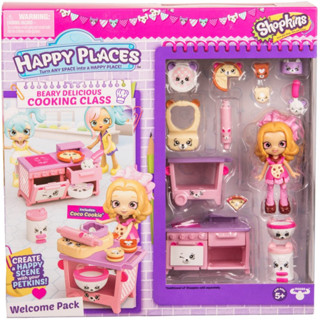 Happy Places Shopkins Beary Delicious Cooking Class Welcome Pack กระเป๋าช้อปปิ้ง ลาย Happy Places Shopkins Beary เหมาะกับการทําอาหาร