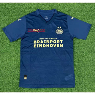 เสื้อกีฬาแขนสั้น ลายทีมชาติฟุตบอล Eindhoven PSV 23 24 Eindhoven ชุดเหย้า คุณภาพสูง สําหรับผู้ชาย