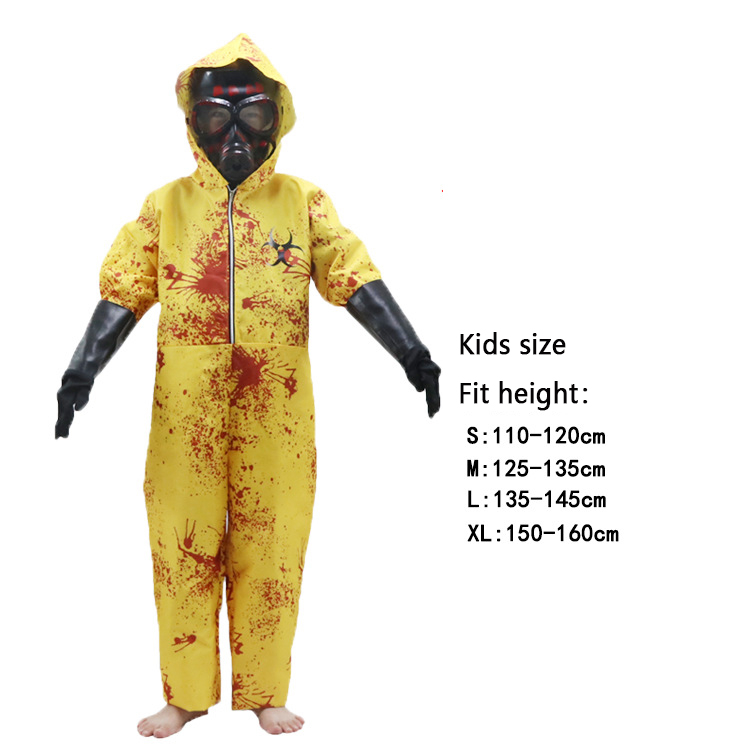 ชุดจั๊มสูท ป้องกันรังสียูวี สารเคมี สําหรับเด็กผู้ชาย และเด็กผู้หญิง - รูปที่ 5