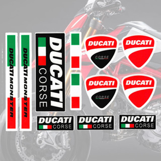 สติกเกอร์สะท้อนแสง สําหรับติดตกแต่งรถยนต์ Ducati 795 796 8211200โลโก้รถจักรยานยนต์ S DUKE 390 690