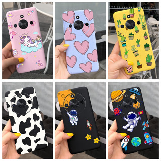 เคสโทรศัพท์ซิลิโคน TPU แบบนิ่ม ลายวัวนักบินอวกาศ สําหรับ Honor X50 X50i 5G 2023 X50 X 50i ALI-AN00