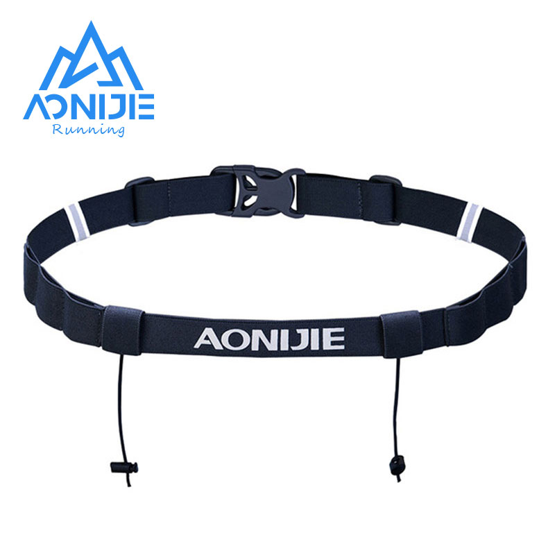 AONIJIE E4076 E4085 เข็มขัดคาดเอวสําหรับวิ่งมาราธอนขี่จักรยานพร้อม 6 ห่วง