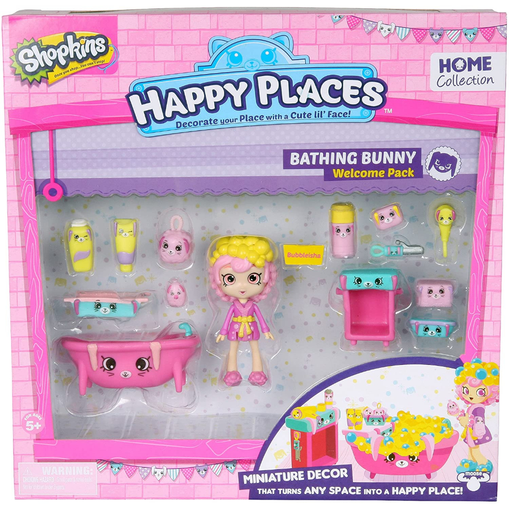 Shopkins Happy Places Welcome Pack Bathing Bunny Shopkins Happy Places Welcome Pack กระต่ายอาบน้ํา