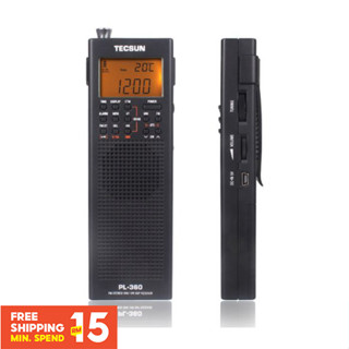 ⭐⭐⭐Tecsun PL-360 วิทยุ FM MW SW ดิจิทัล กึ่งตัวนํา แบบมือถือ สําหรับผู้สูงอายุ