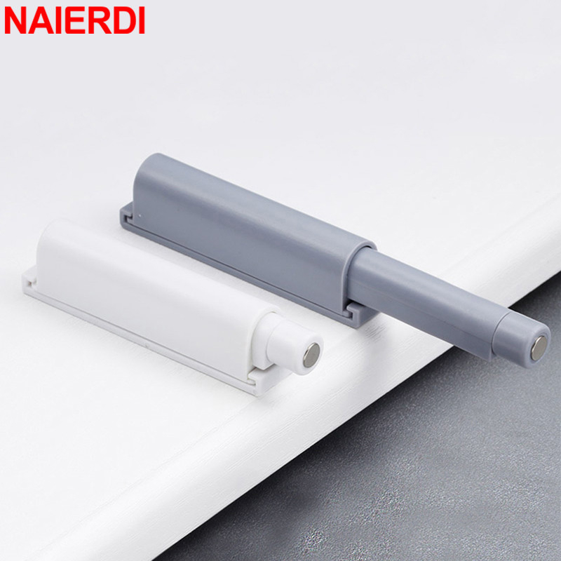 Naierdi 4 ชิ้น / ล็อต ผลัก เพื่อเปิด ระบบ แดมเปอร์ บัฟเฟอร์ จับประตู สําหรับประตูตู้ จับ ด้วยแม่เหล็ก สําหรับบ้าน ห้องครัว เฟอร์นิเจอร์ ฮาร์ดแวร์ – โปรปัง