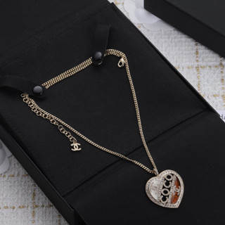 [Fashion Brand] ใหม่ สร้อยคอ COCO จี้รูปหัวใจ ตัวอักษร สไตล์เรโทร คลาสสิก พร้อมโลโก้ 2023