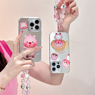 เคสโทรศัพท์มือถือ ชุบไฟฟ้า พร้อมสายคล้องมือ สําหรับ iPhone 14 pro max 13 pro max