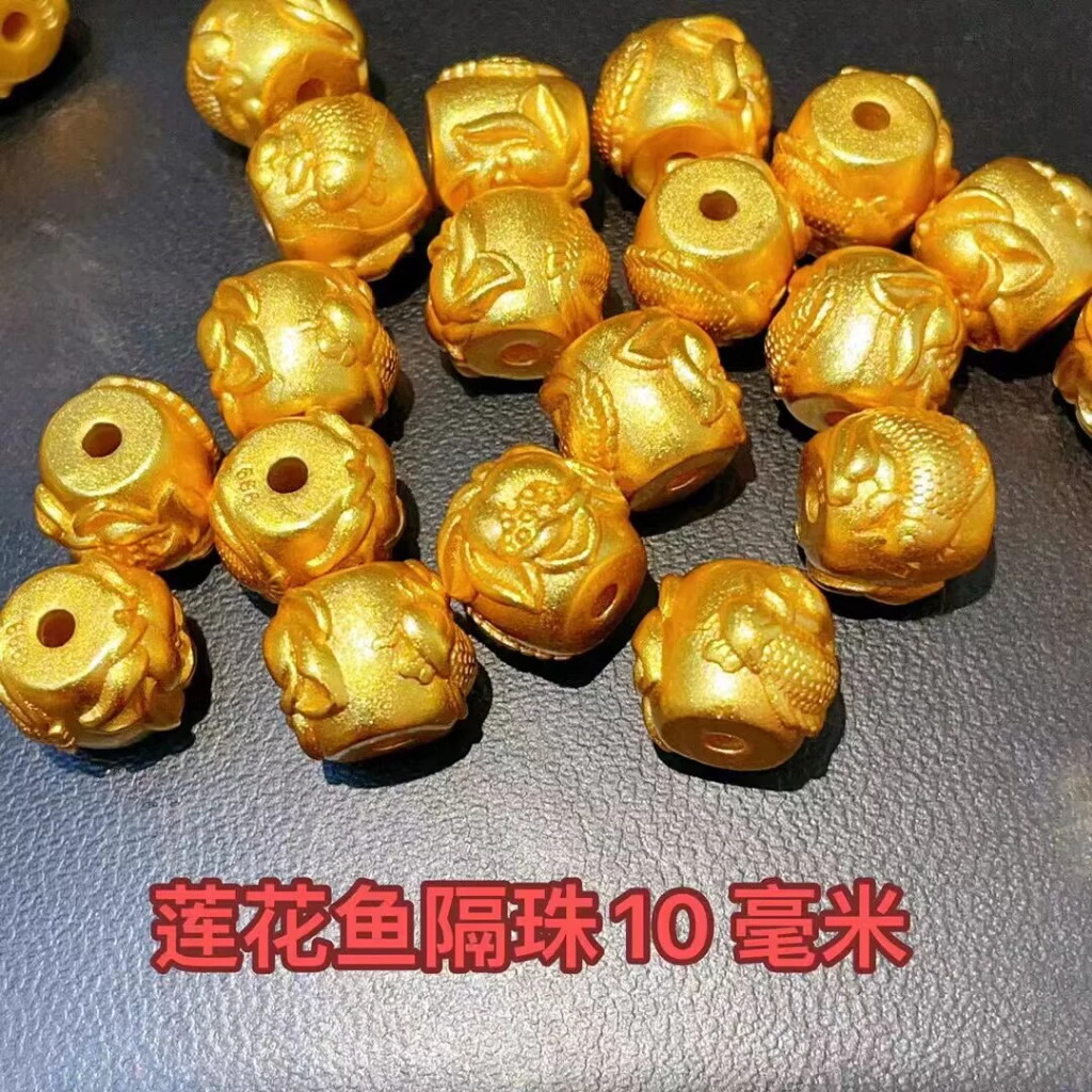 ทรายเวียดนาม แฮนด์เมด สีทอง ขนาดเล็ก สำหรับทำเครื่องประดับ สร้อยข้อมือ DIY thumbnail 7
