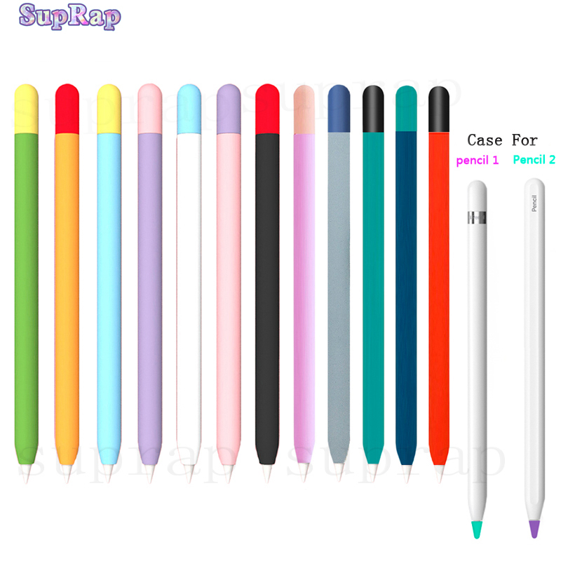 เคสแท็บเล็ต ซิลิโคนนุ่ม บางมาก ลายปากกาสไตลัสน่ารัก สําหรับ Apple Pencil 2 1 Gen