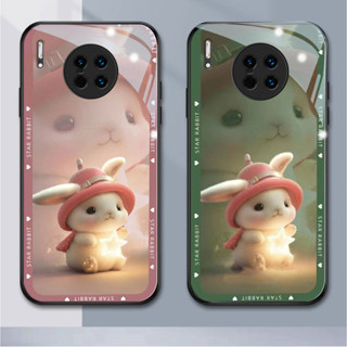 Zz เคสโทรศัพท์มือถือแบบแก้ว กันกระแทก ลายกระต่าย ดาวคริสตัล Diy สําหรับ huawei P30 P20 lite P10 plus P40 pro mate 20 pro 20X 10 pro 30