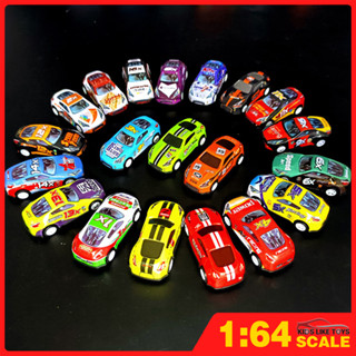 Klt 1:64 รถมินิ รถเหล็ก โมเดลดึงกลับ ฟังก์ชั่นรถ รถของเล่น ส…