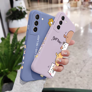 เคสโทรศัพท์มือถือ ลายแมว สําหรับ Samsung Galaxy S21 S20 FE Ultra Plus 5G