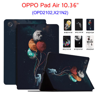 เคสมือถือ ลายนักบินอวกาศ พร้อมขาตั้ง สําหรับ OPPO Pad Air 10.36 นิ้ว OPPO Pad Air 10.36 นิ้ว OPD2102 X21N2