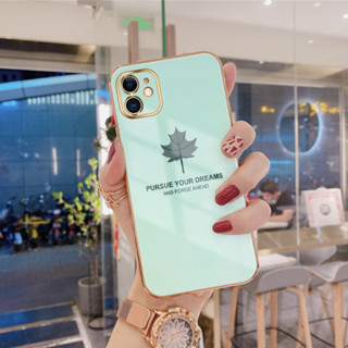 สําหรับ OPPO Reno Reno2 Z Reno3 Pro 4G 5G Reno4 เคสโทรศัพท์มือถือแบบนิ่ม TPU กันกระแทก ลายใบไม้ สีเทา เรียบง่าย