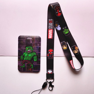 กระเป๋าใส่บัตร Pvc ลาย Hulk Avenger สําหรับนักเรียน