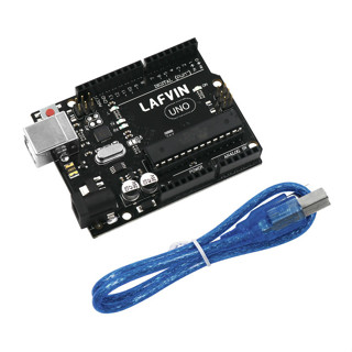 บอร์ด Lafvin Uno R3 พร้อมสาย Usb Atmega328P Atmega16U2 สําหรับ Arduino,มีเก็บเงินปลายทาง!