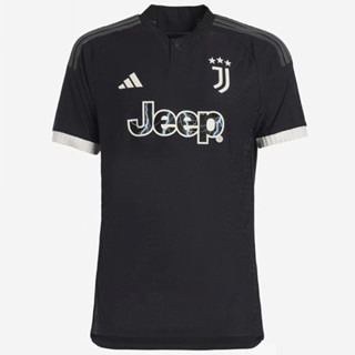 เสื้อกีฬาแขนสั้น ลายทีมชาติฟุตบอล Juventus Second Away 2023-24 Season