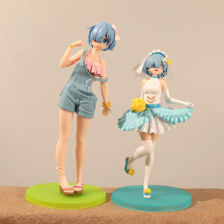 โมเดลฟิกเกอร์ PVC อนิเมะ Re:Life In A Different World From Zero Figure Rem ขนาด 21 ซม. ของเล่นสําหรับเด็ก