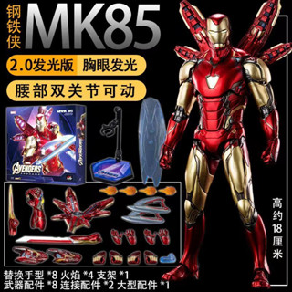 Z Zhongdong ฟิกเกอร์นาโน Iron Man Marvel mk85 ครบรอบ 10 ปี1234567ชุดเต็ม