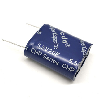 ตัวเก็บประจุกระแสไฟสูง 5.5V20F Taiwan CDA Super Capacitor 5.5V20F CHP-5R5 L 206R-PC