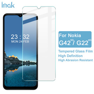 Imak Nokia G42 5G / Nokia G22 4G ฟิล์มกระจกนิรภัยกันรอยหน้าจอโทรศัพท์มือถือ 9H แบบใส สําหรับ Screen Protector Film