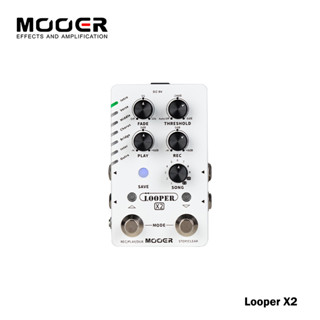 Mooer Looper X2 แป้นเหยียบกีตาร์ไฟฟ้า เบส กีตาร์โปร่ง พร้อมแบงค์ 11 ชิ้น 300 นาที 77 ช่อง