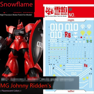 Xueyan XY MG 149 1/100 Johnny Riddens สติกเกอร์สไลด์น้ํา สําหรับนักรบ