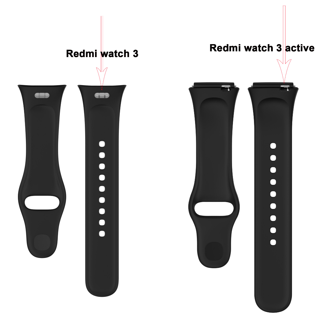 สายนาฬิกาข้อมือซิลิโคน สําหรับ Redmi Watch 3