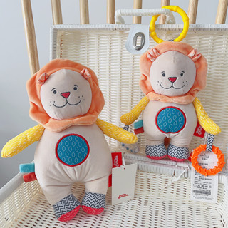 ตุ๊กตาสิงโตน่ารัก ฮิปโป ตุ๊กตายัดไส้ ของเล่นสําหรับเด็ก 0-24 เดือน