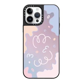 CASE.TIFY Creative cloud High-end mirror Phone case for iphone 14 14pro 14promax 13 13pro 13promax High quality drop and shockproof hard case 12 12pro 12promax 11 Cute Graffiti elegant graffiti sticker pattern New Design ins style popular