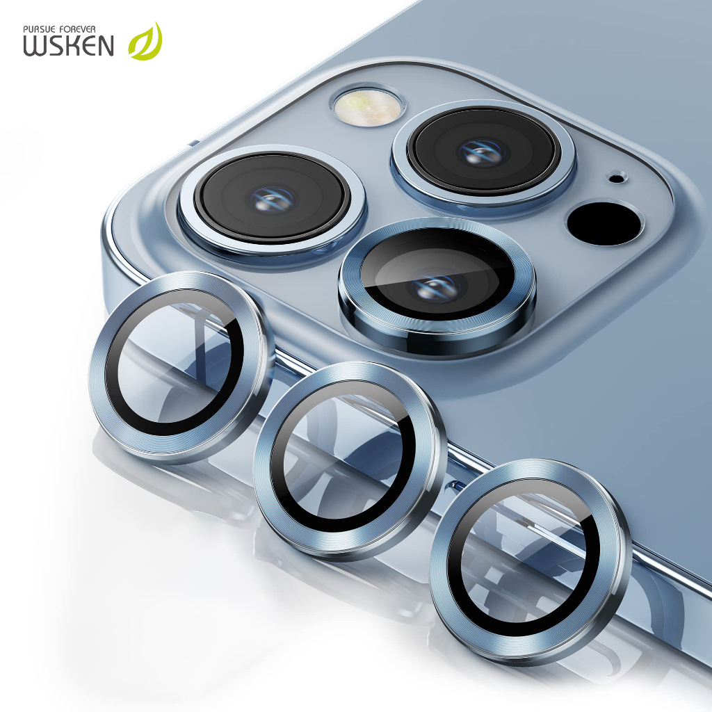 [local] Wsken ฟิล์มเลนส์กล้อง for iPhone 17 Pro Max iPhone 16 Pro Max iPhone 13 Pro Max กระจกกันเลนส์กล้อง iPhone 15 16 17 ฟิล์มกระจกนิรภัยกันรอยหน้าจอ iPhone 16 Promax ป้องกันเลนส์กล้อง HD กันกระแทก ฟิล์มกล้อง