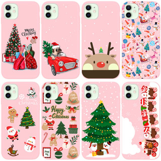 เคสโทรศัพท์มือถือ TPU ลายซานตาคลอส กวางเรนเดียร์ คริสต์มาส สําหรับ iPhone 7 8 Plus 7Plus 6 6s Plus SE 2023 DIY