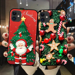 เคสโทรศัพท์มือถือแบบนิ่ม ลายการ์ตูนกวาง คริสต์มาส สําหรับ iphone 11 12 13 Pro XS Max mini XR X SE 2023 7 8 6 7 6S Plus Plus