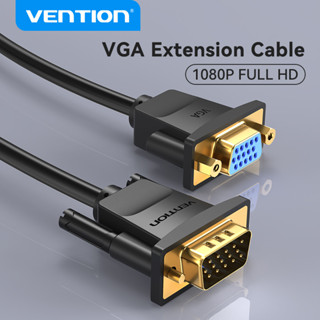 Vention VGA เป็น VGA สายต่อ VGA ตัวผู้ เป็น ตัวเมีย 1080p 15pin สําหรับหน้าจอมอนิเตอร์