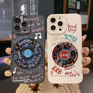 เคสโทรศัพท์มือถือ ขอบสี่เหลี่ยม ลายตัวละคร CD แนวเรโทร สําหรับ OPPO Reno7 4G Reno6 Reno8 Z 5G Reno5 F Reno2 F Reno3 Reno4 A17 A17K A77S A57S