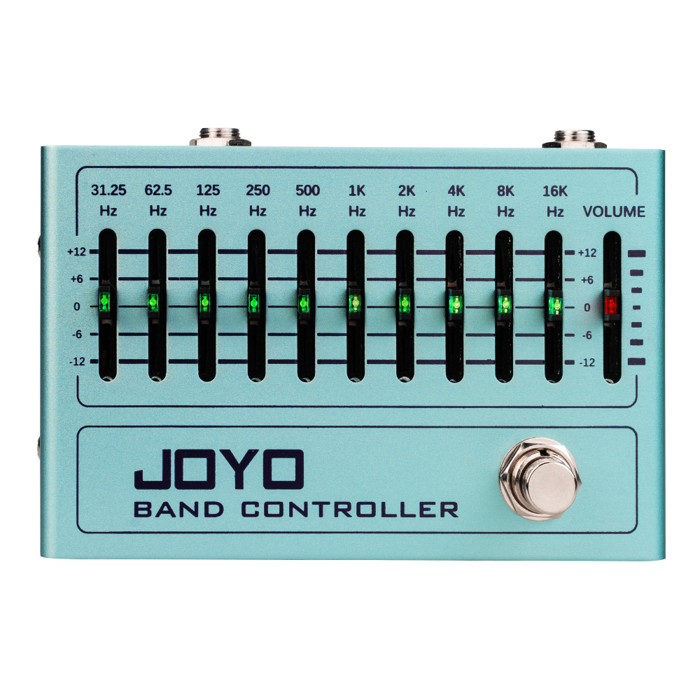 JOYO R-12 BAND CONTROLLER EQ เหยียบ 10 Band Equalizer Effect Pedal สําหรับกีตาร์ไฟฟ้า & Bass รวม 4/5