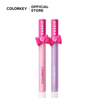 Colorkey X Barbie ลิปสติก ลิปกลอส เนื้อแมตต์กํามะหยี่ ให้ความชุ่มชื้น ติดทนนาน 1.7 กรัม