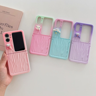 เคสโทรศัพท์มือถือ แบบฝาพับ ไล่โทนสี สําหรับ Oppo Find N2 Flip FindN2Flip