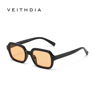 Veithdia ใหม่ แว่นตากันแดดแฟชั่น กรอบสี่เหลี่ยม ขนาดเล็ก สีเจลลี่ สําหรับสตรี S22348