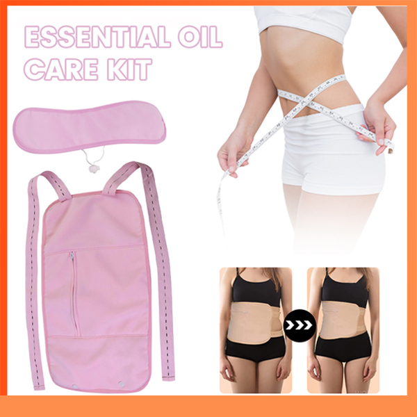 พร้อมสต็อกCastor Oil Pack Wrap, Organic Castor Oil Pack Kit, Castor Oil Packs สําหรับตับดีท็อกซ์พร้อมสายปรับได้