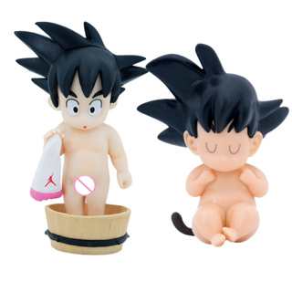 ของเล่นตุ๊กตาฟิกเกอร์ Dragon Ball Son Goku Baby พร้อมผ้าขนหนูอาบน้ํา