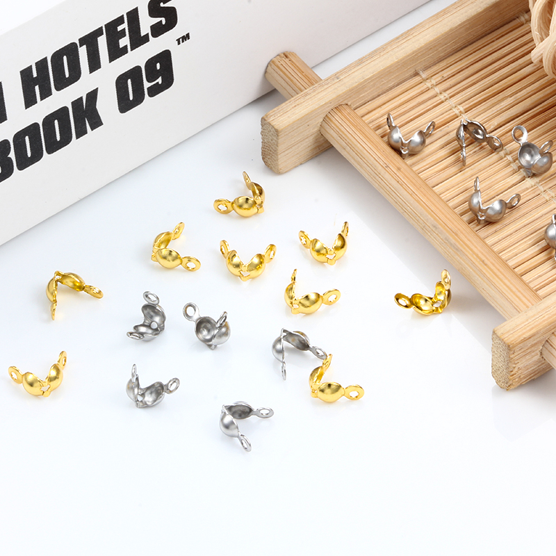 ข้อต่อลูกปัด สเตนเลส 4*8 มม. สําหรับทําเครื่องประดับ DIY 20 ชิ้น