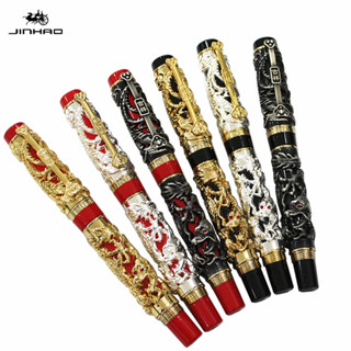 Jinhao Dragon phoenix กล่องปากกาลูกลื่น อิริเดียม มงคล สําหรับเขียนลายเซ็น สํานักงาน