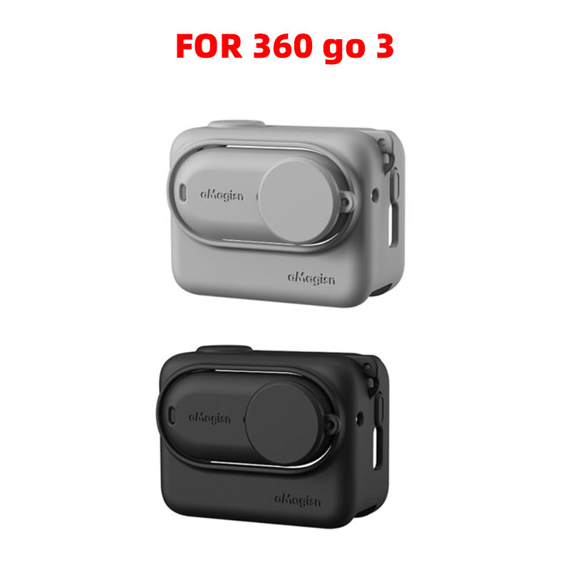 aMagisn เคสซิลิโคน ป้องกัน สําหรับกล้องแอคชั่น Insta360 GO 3 GO3
