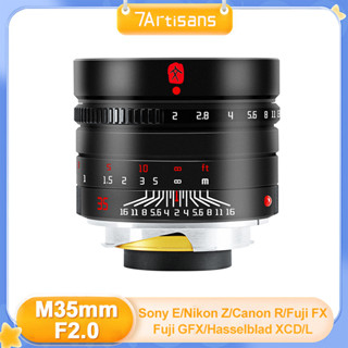 7artisans 35mm F2 เลนส์ไพรม์ สําหรับกล้อง Leica M-mount M-M2 M3 M11 M10R M10P M10 M9P M-P M7